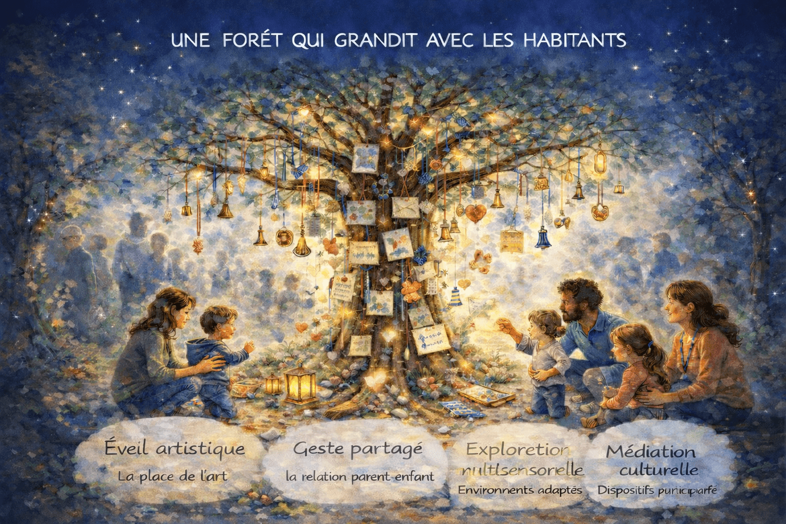 Arbres de Vie — une forêt qui grandit avec les habitants